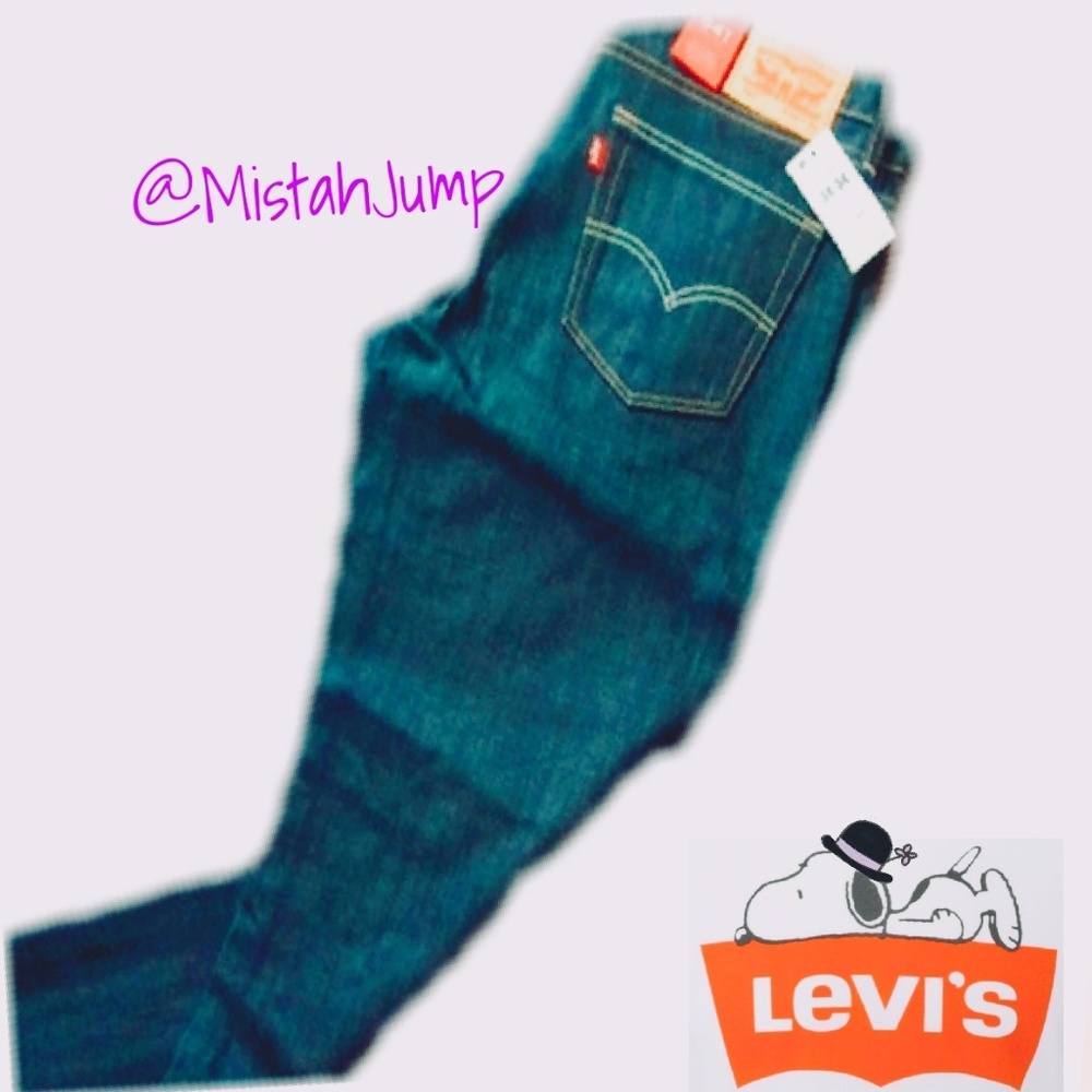 DARK DENIM BLUE LEVI'S JEANS size 36